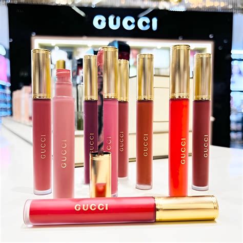 gucci coltrui rode lippen|Gucci matte lip balm.